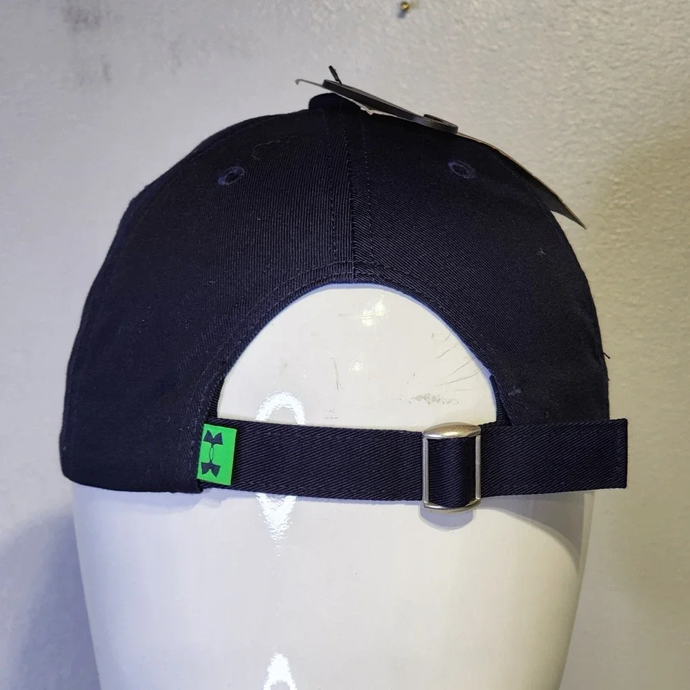 Under Armour‎  Project Rock Unisex Youth Cap Navy Blue Green Adjustable 1369814